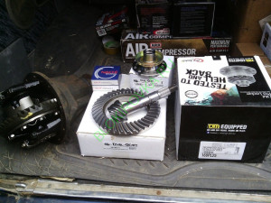 Установка блокировки TJM и главной пары Trail gear Super Finish 4.88