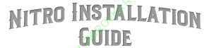Руководство по установке главных пар от Nitro gear