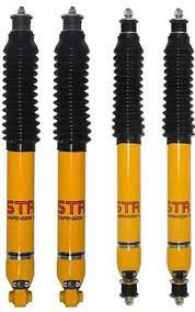 Комплект амортизаторов STR4X4 9056/9057 для Toyota Land Cruiser 80 (лифт 4") регулируемые
