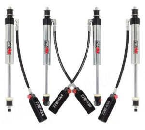 Комплект амортизаторов TRE4X4 для Toyota Land Cruiser 80 (лифт 4") регулируемые с выносными бачками